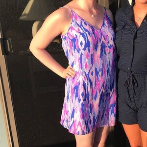 Lilly Pulitzer Lela Silk Slip Dress Sz S